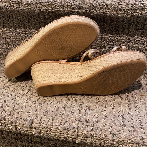 Stuart Weitzman Platform Glitter Espadrilles Size 9 - Picture 5 of 6